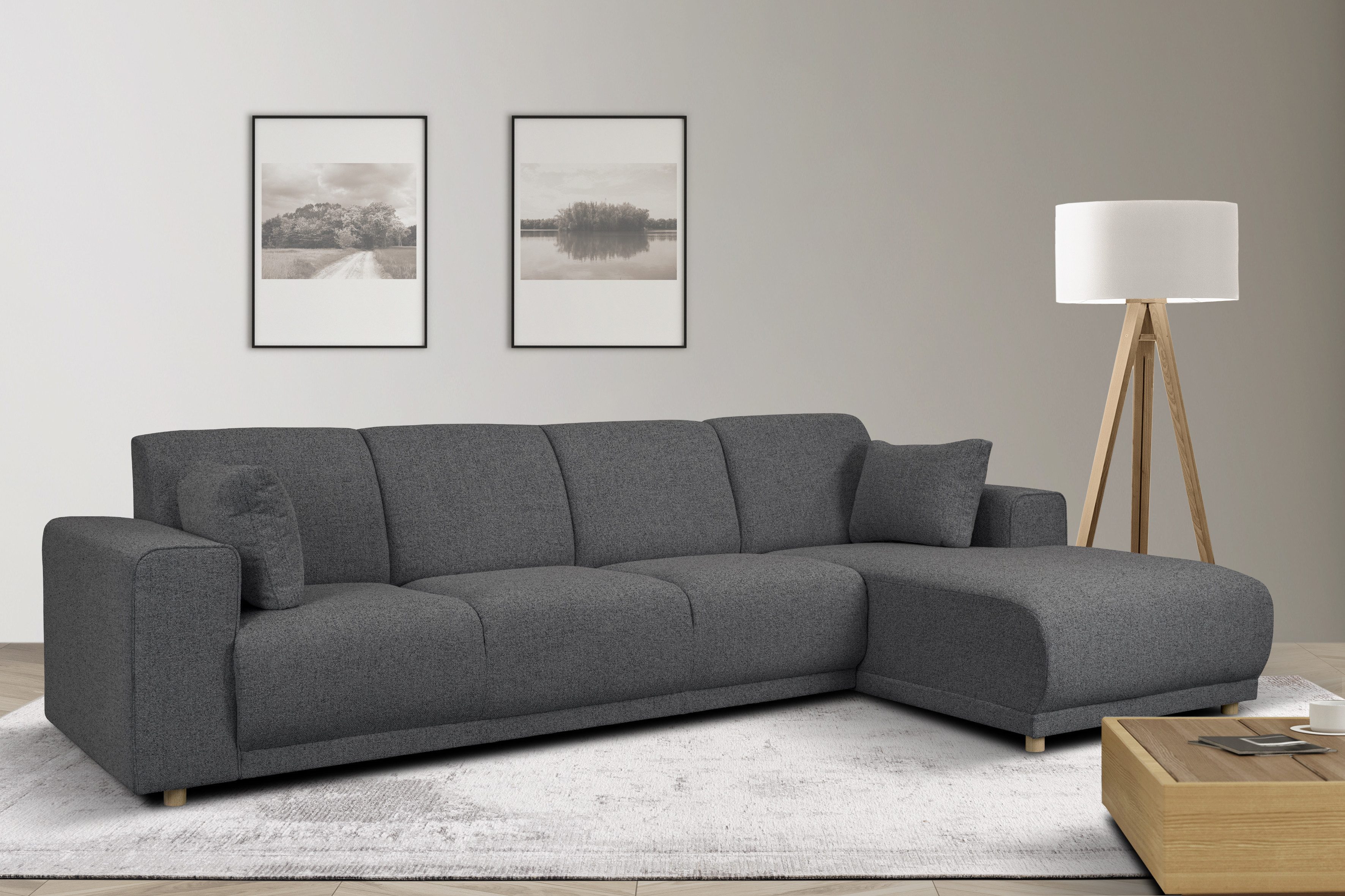 Home affaire Ecksofa LEMPS wahlweise Recamiere günstig online kaufen