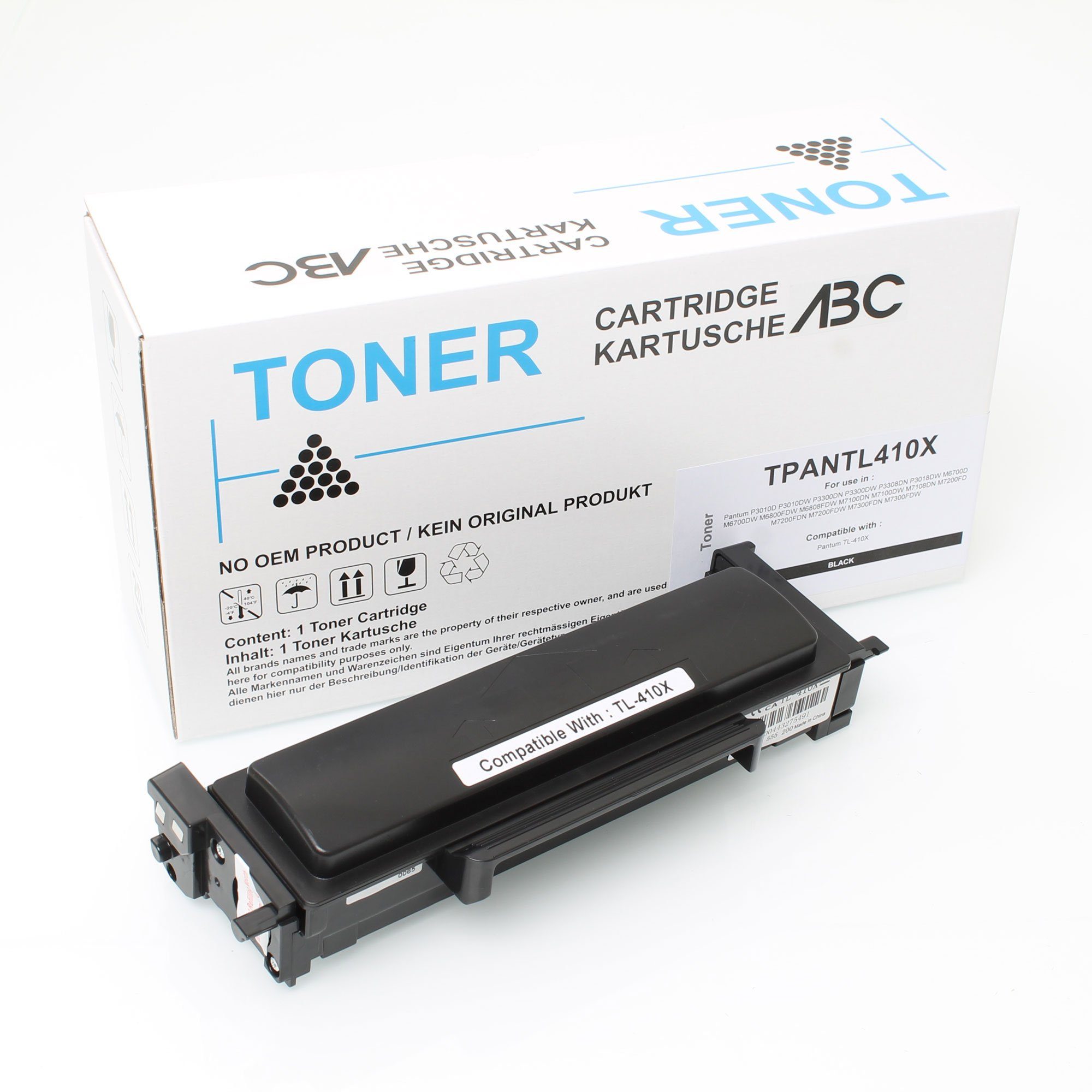 ABC Tonerkartusche, Kompatibler Toner XXL 6000 Seiten für Pantum P3010 P3300 P3308 P3018