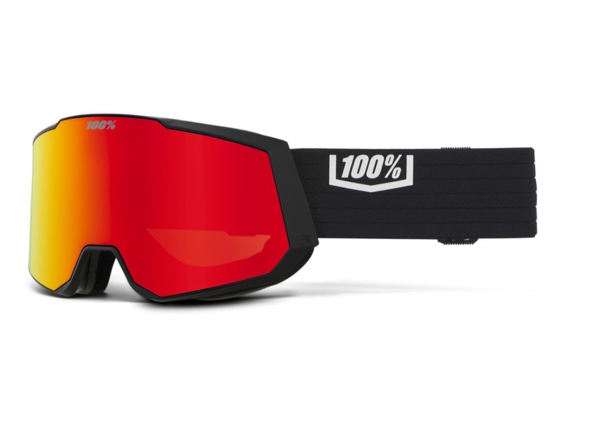 100% Skibrille 100% Snowcraft Xl Hiper Accessoires HiPER Vermillion - Red ML Mirror
