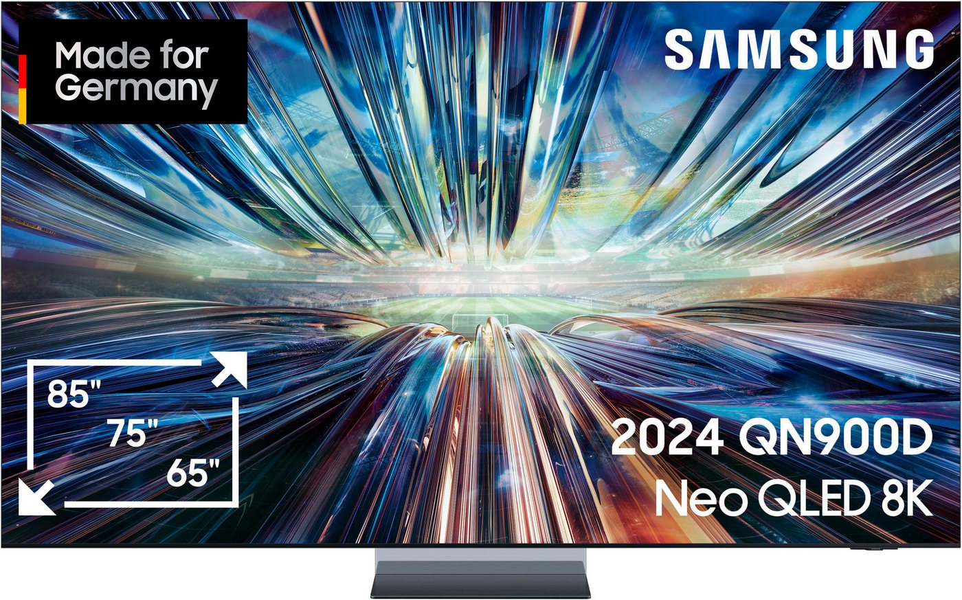 Samsung GQ85QN900CT LED-Fernseher (214 cm/85 Zoll, 8K, Smart-TV, Neo Quantum HDR 8K Pro, Neural Quantum Prozessor 8K, Infinity Screen) schwarz ! RABATT: 26.17% Samsung GQ85QN900CT LED-Fernseher (214 cm/85 Zoll, 8K, Smart-TV, Neo Quantum HDR 8K Pro, Neural Quantum Prozessor 8K, Infinity Screen) schwarz ! RABATT: 26.17%