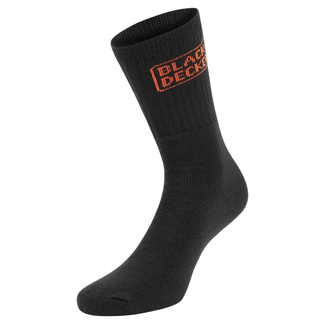 (TEKL) Black CREW WORK Black+Decker Sportsocken (10-Paar) B+D SOCKS