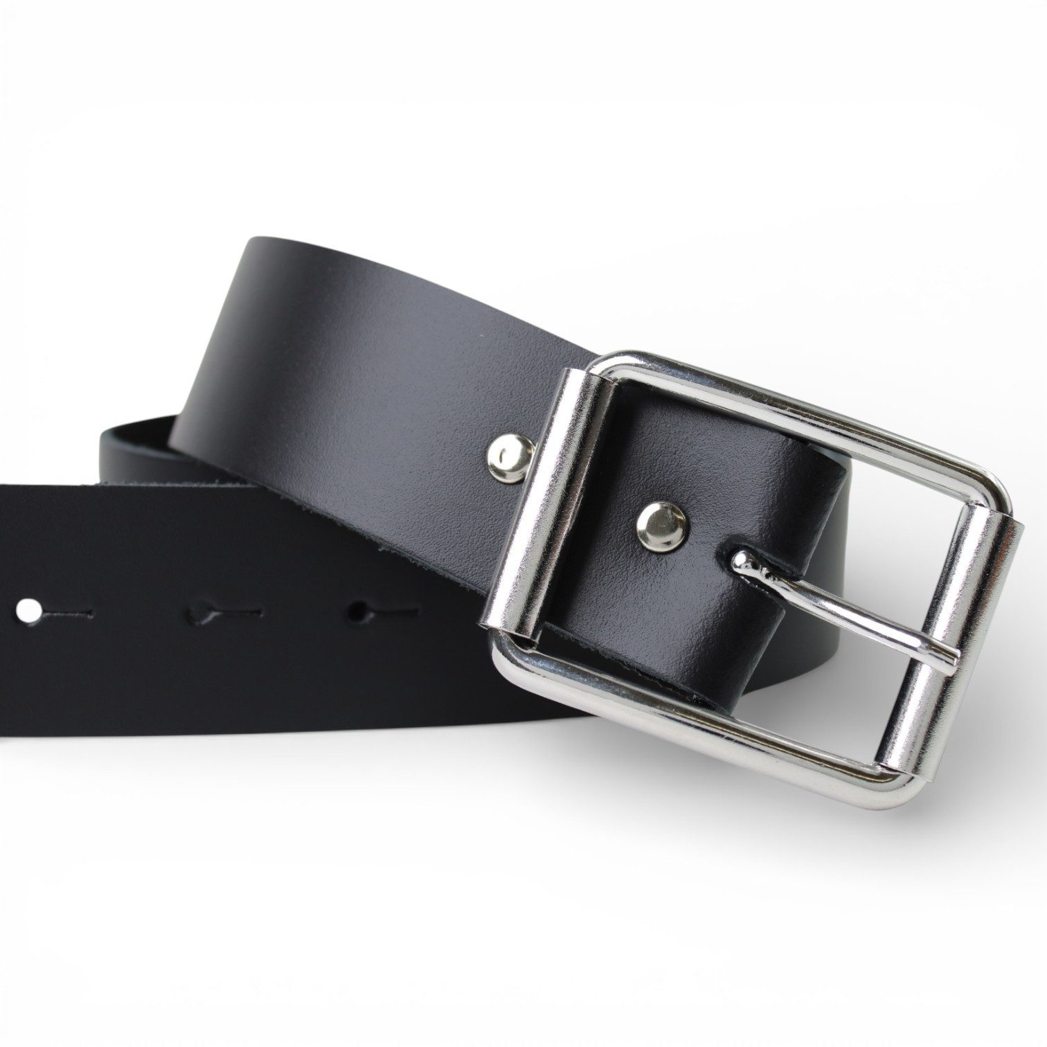FRONHOFER Ledergürtel Herren Rindsleder breit (1-St) Rollschnalle, für Jeans