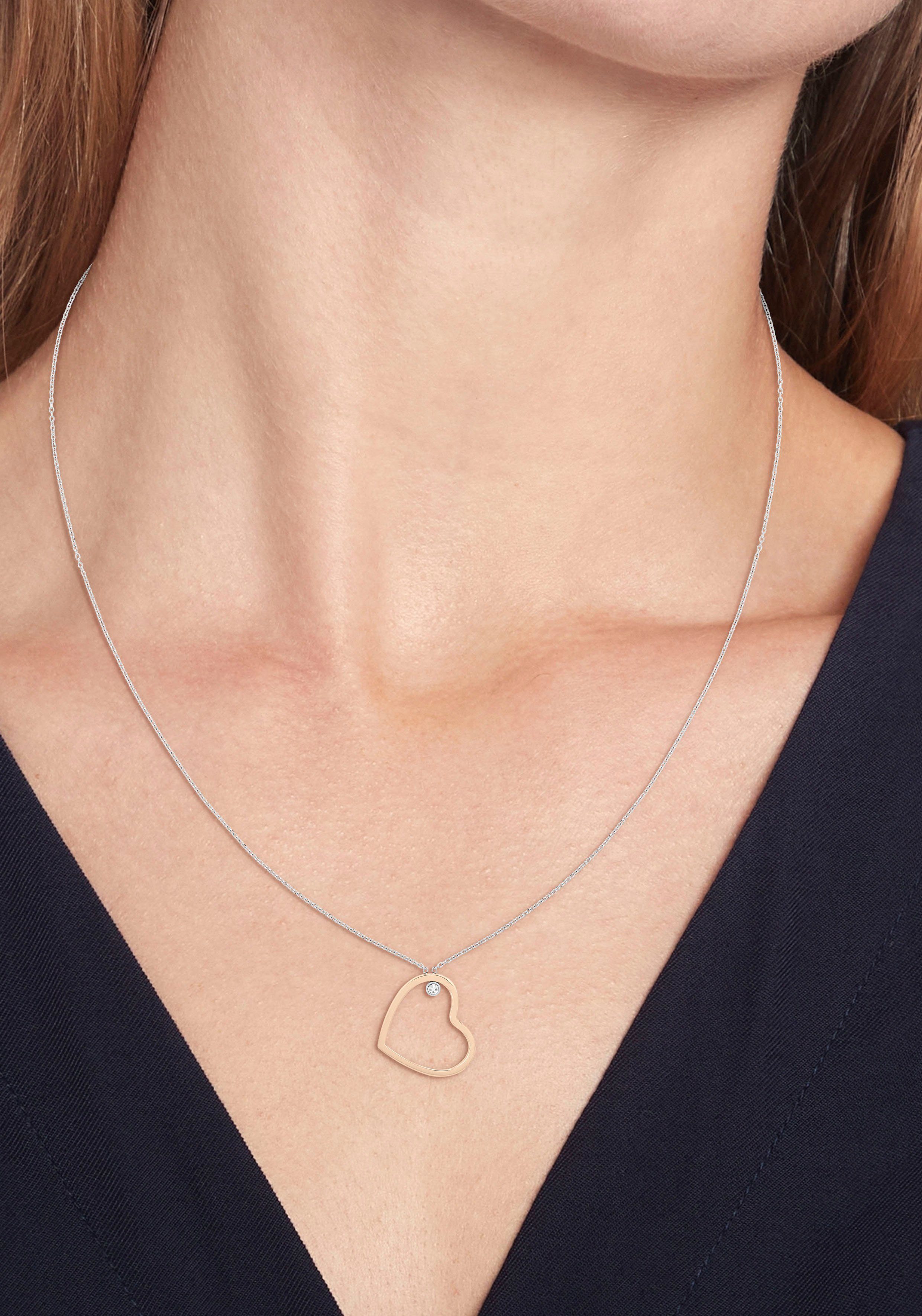 Tommy Hilfiger Kette mit Anhänger Schmu...