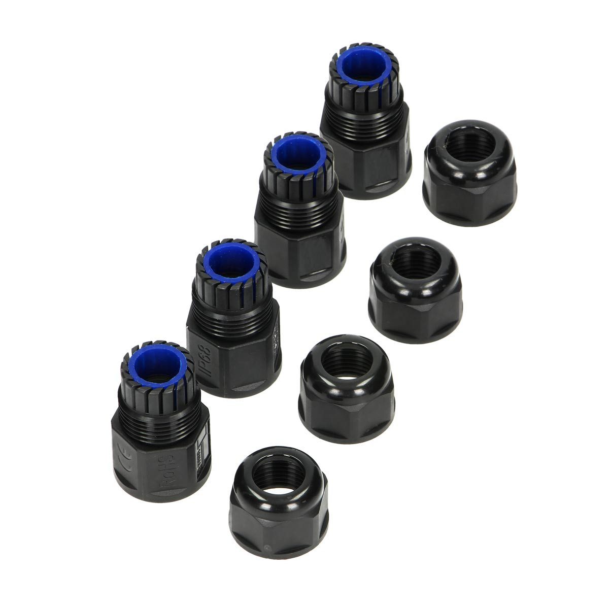 world-trading-net Kabelverbinder-Sortiment X-Abzweig-Kabelmuffe für 3x4mm², IP68, UV-stabil