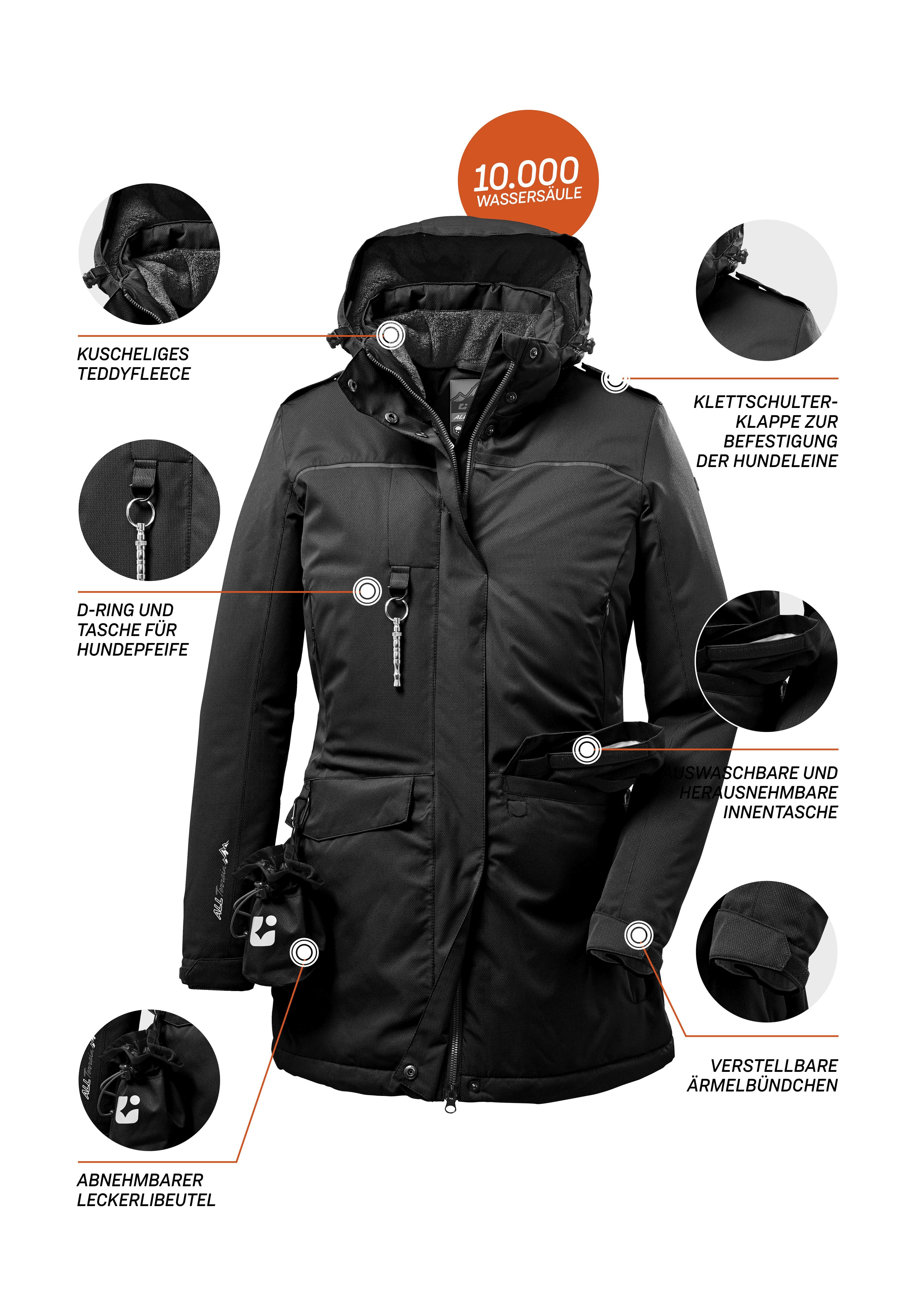 WMN Ostfold Parka schwarz PRK B Killtec