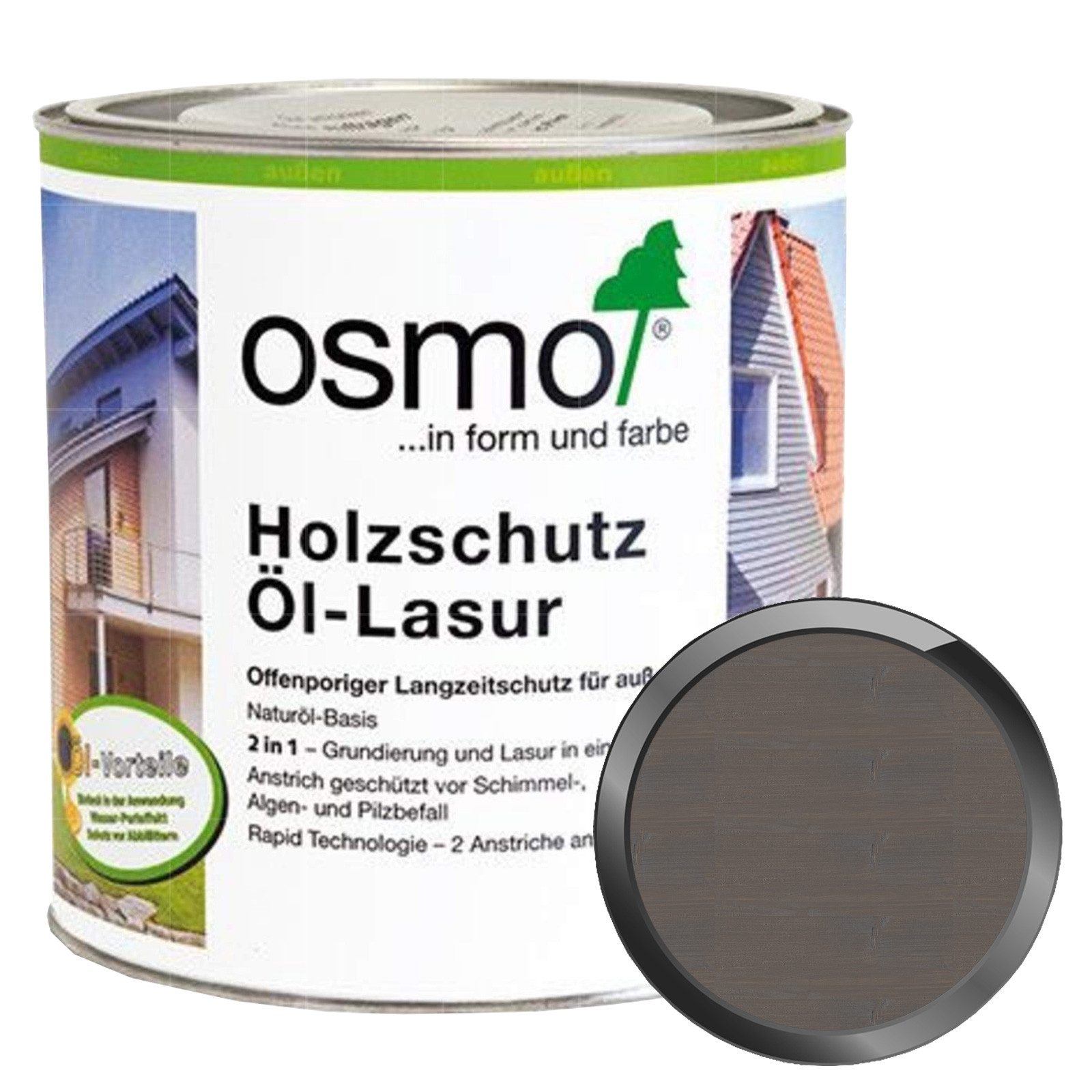 osmo Holzöl Holzschutz-Öl Lasur 0,75 LTR