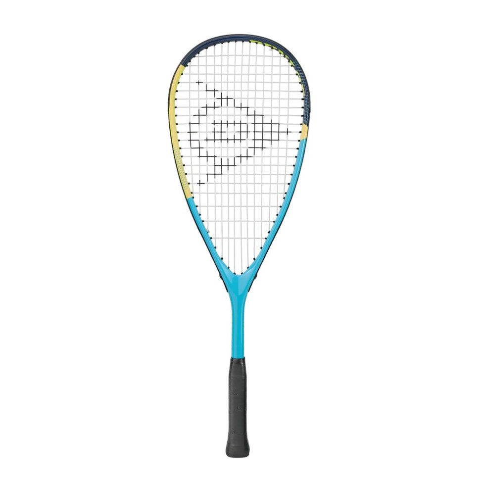 Dunlop Squashschläger Tristorm JR 25 (160g/kopflastig) 2026 blau/grau/gelb - besaitet