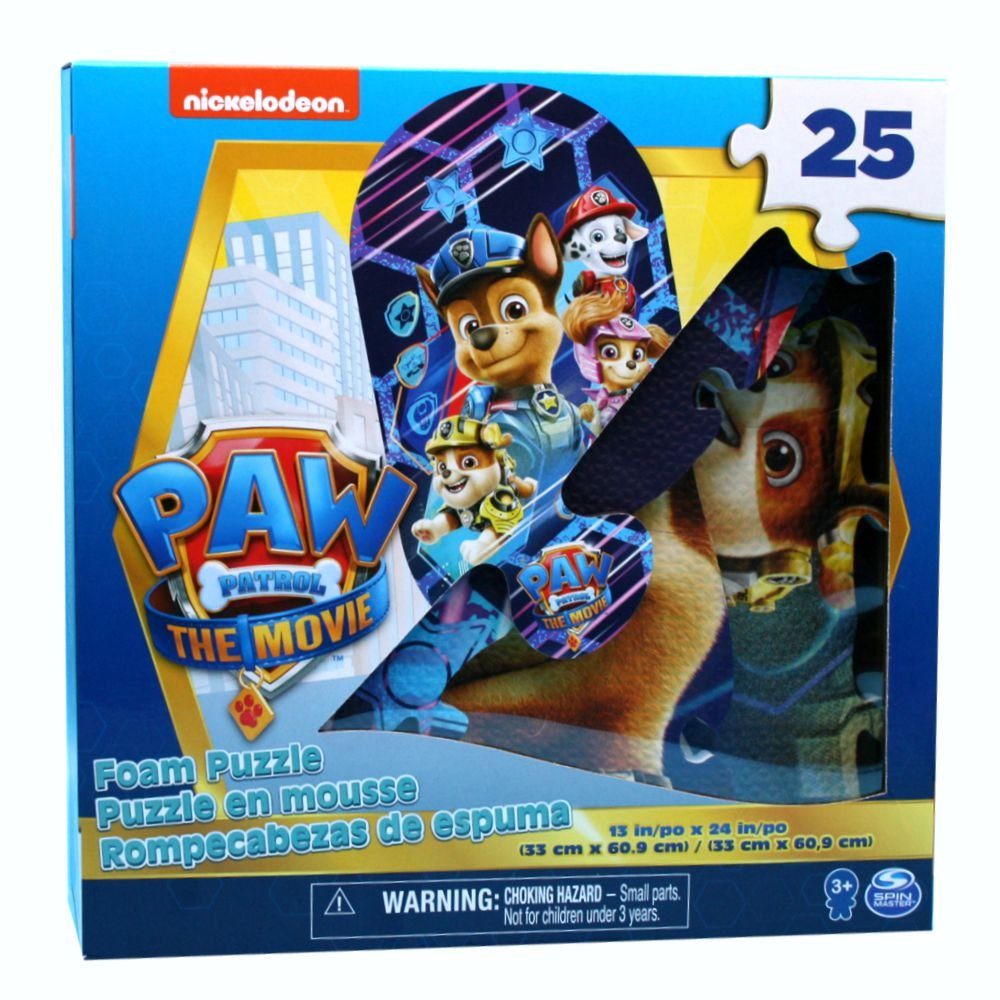 PAW PATROL Puzzle Schaumstoff 25 Puzzleteile Foam Puzzle 25 Teile Patrol Paw Movie, Puzzle The