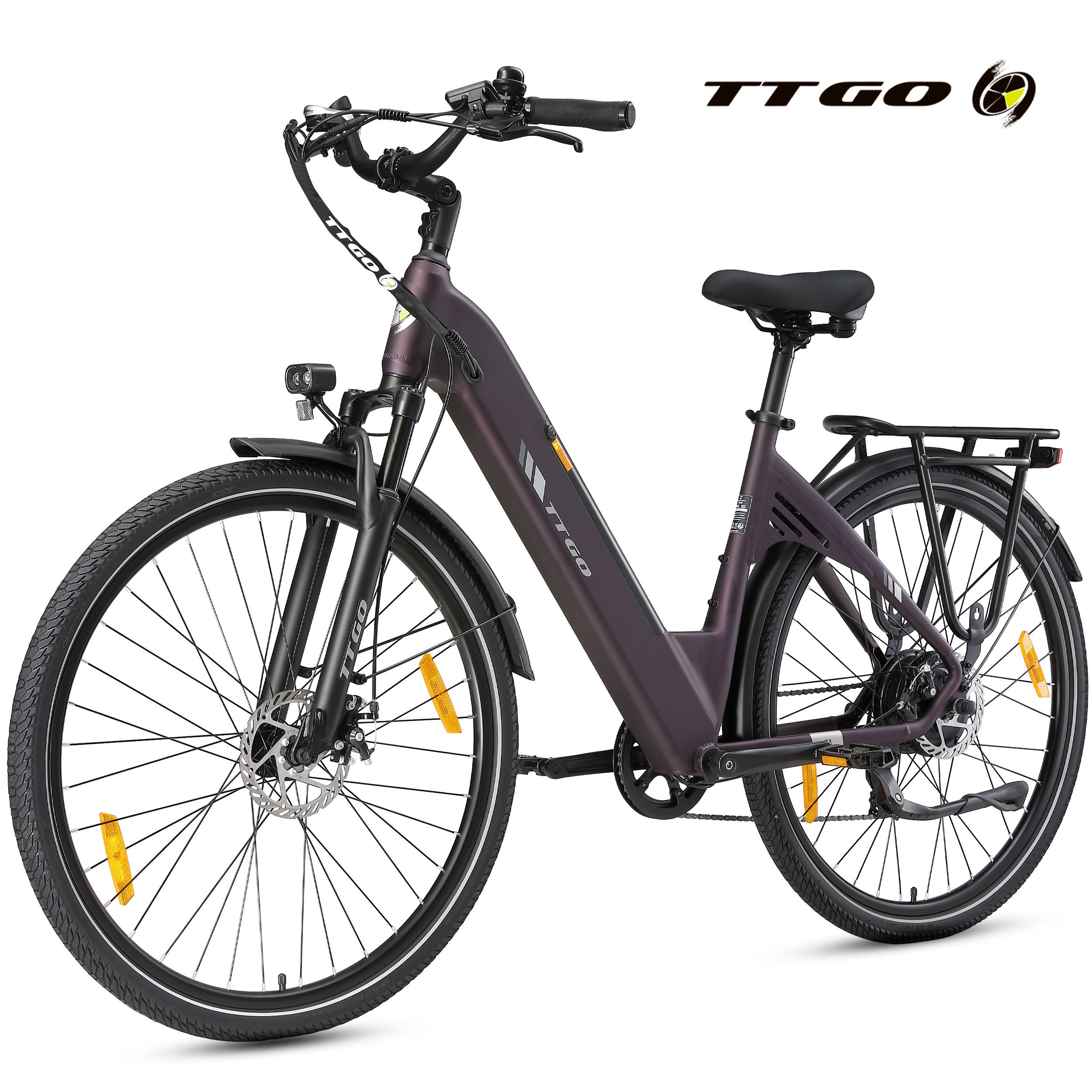 E-Bike Cityrad 28 Zoll, 52Nm Heckmotor, 150km, Elektrofahrrad, für Damen und Herren