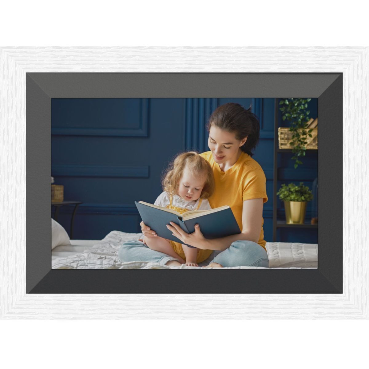 Braun Phototechnik DigiFrame 10B WiFi weiß 25,7cm Digitaler Рамки