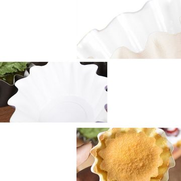 Lubgitsr Muffinform Cupcake Liner,100 Pcs Hard Muffin Cupcake Liner Papierträger Cups Case, (1-tlg)