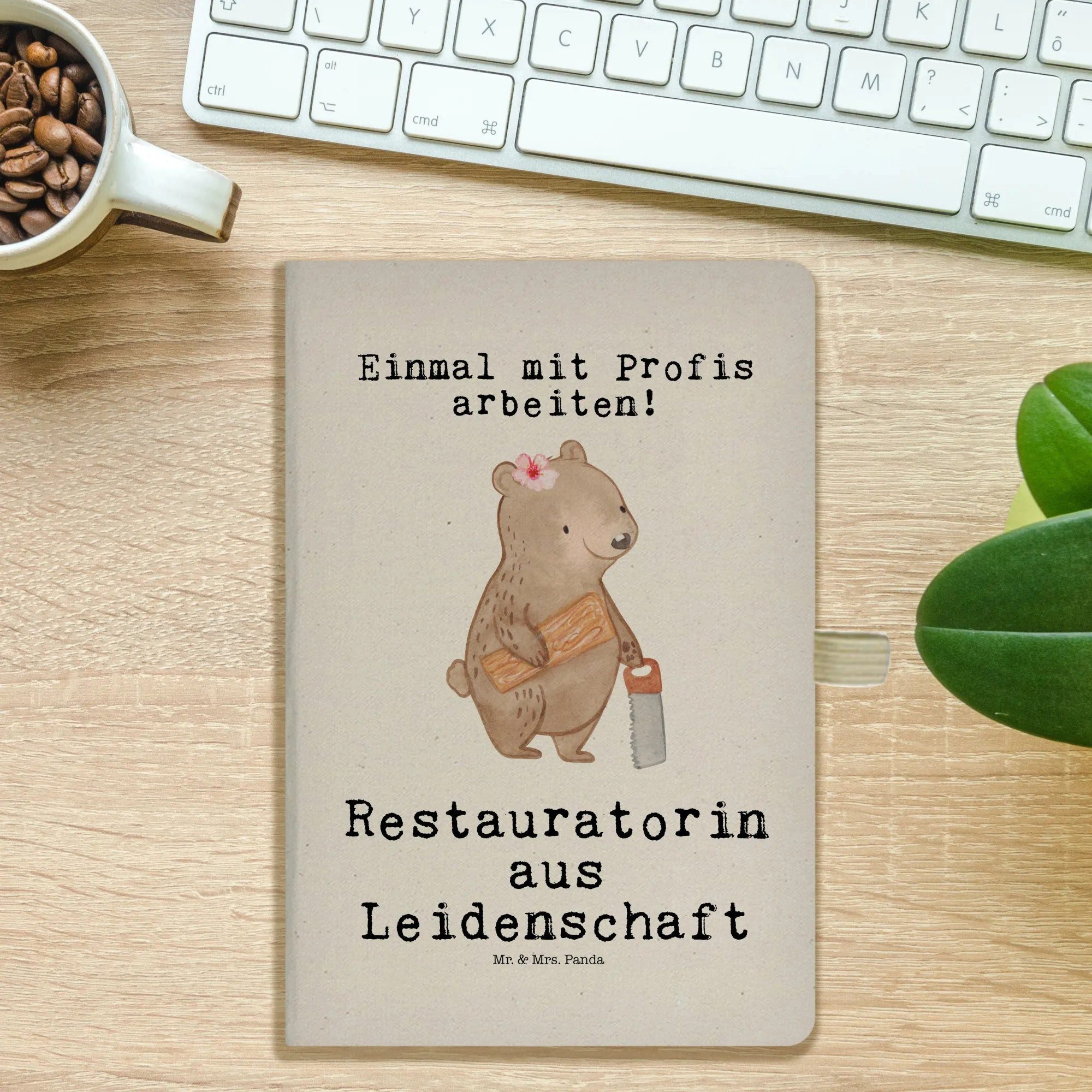 Thumbnail - Mr. & Mrs. Panda Notizbuch Restauratorin Leidenschaft - Transparent - Geschenk, Danke, Firma, A5 Mr. & Mrs. Panda, Inspi...