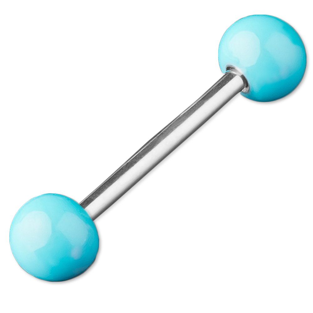 Brustwarzenpiercing Zungenpiercing Barbell Piercing Stab Hantel Zunge Brust