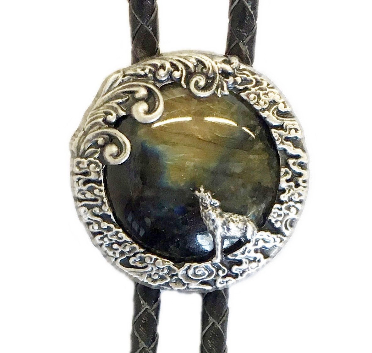 Westernlifestyle Krawatte Labradorit Vintage Bolo Tie Westernkrawatte Heule günstig online kaufen