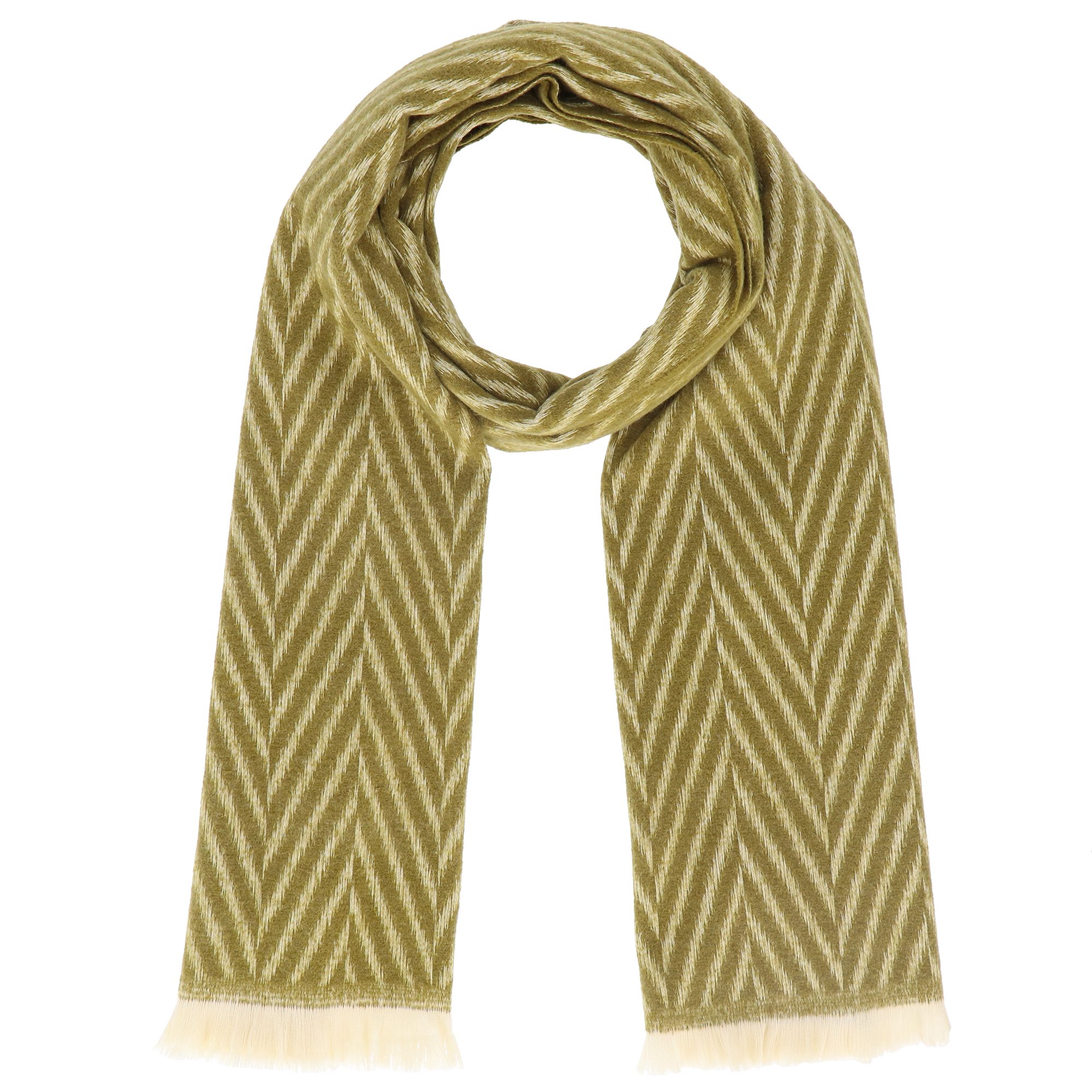 halsüberkopf Accessoires Modeschal Fischgrat, in kontrastreichen Farben