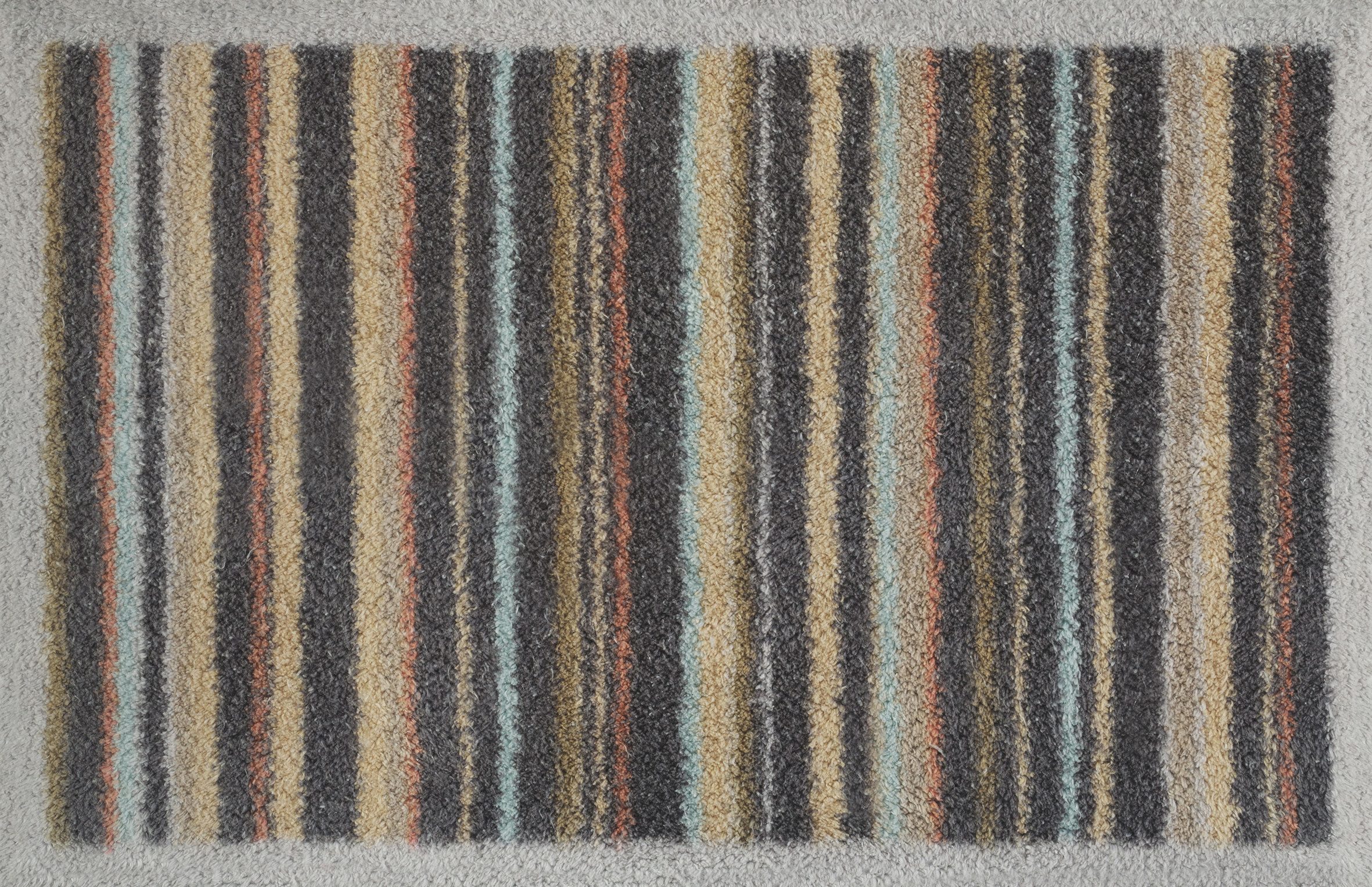 Turtle Mat Fußmatte Hawthorn Stripe, rechteckig, Höhe: 9 mm