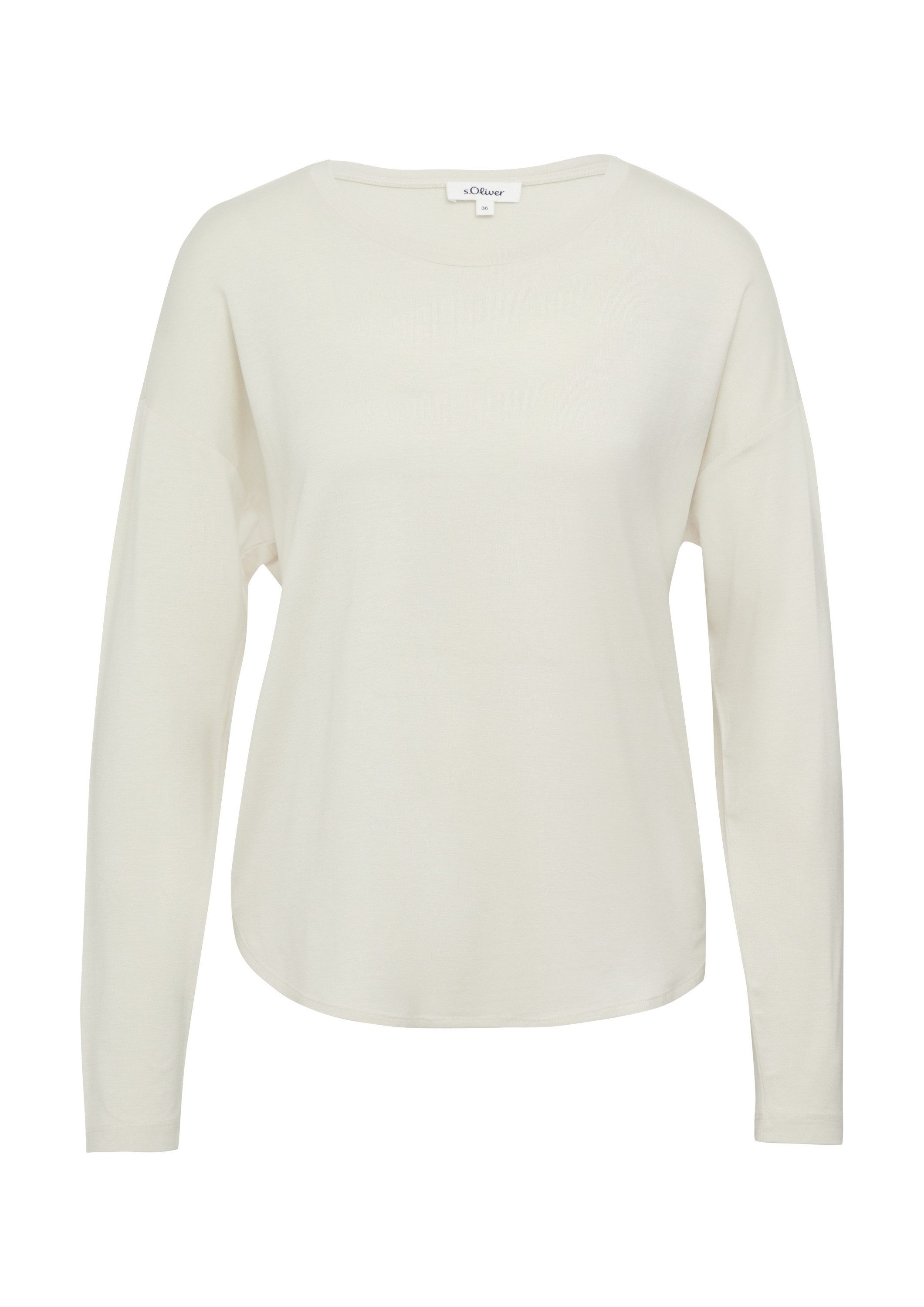 s.Oliver Langarmshirt T-Shirt (1-tlg) günstig online kaufen