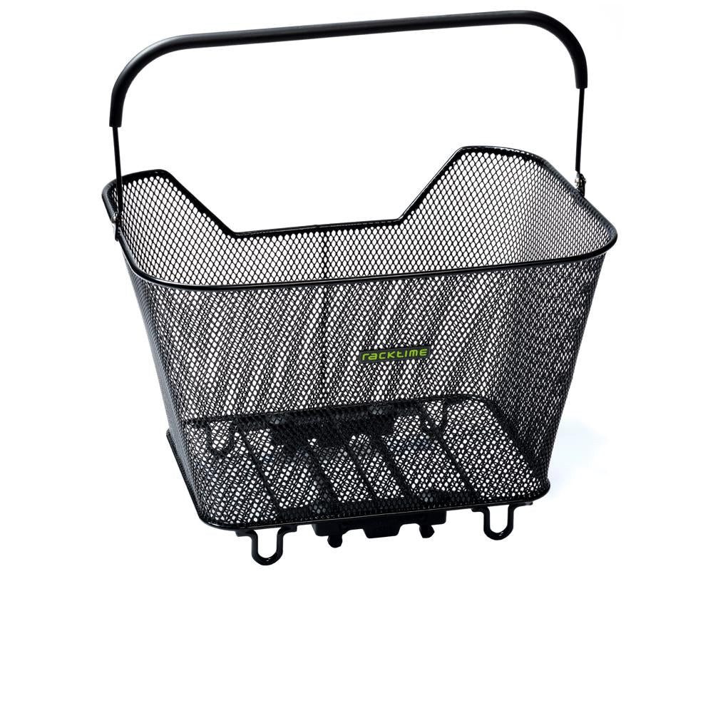 racktime Fahrradkorb Racktime Baskit groß schwarz 43x29x31 cm - Fahrradkorb mit Snapit Adap