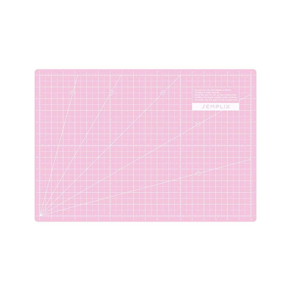 Semplix Schneideunterlage - Schneidematte beere-rosa (18 x 12 inch) – Bild 3 von 5