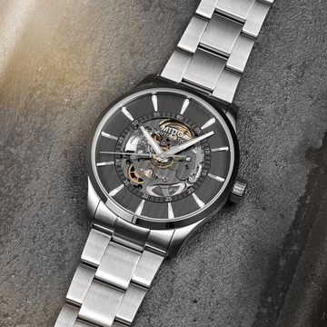 Mido Schweizer Uhr Herrenuhr Automatik Multifort Skeleton Vertigo