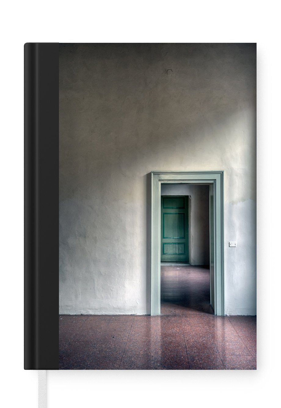 MuchoWow Notizbuch Architektur - Haus - Tür - Abstrakt, Journal, Merkzettel, Tagebuch, Notizheft, A5, 98 Seiten, Haushaltsbuch