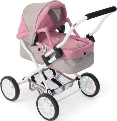 Jeans Pink Puppenwagen Stroller Puppenkarre Bayer Chic 2000 Puppenbuggy Roma 