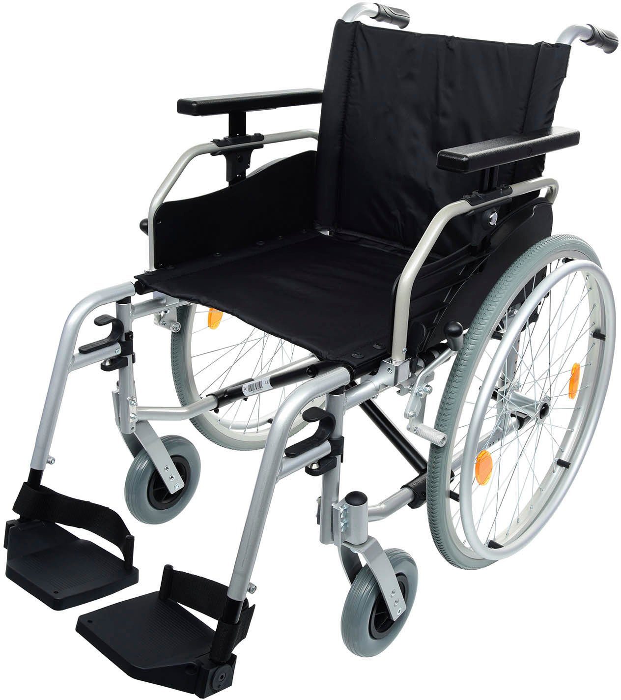 bescomedical Transportrollstuhl Primus ML 2.0, Sitzbreite 43 cm und Komfortarmlehne