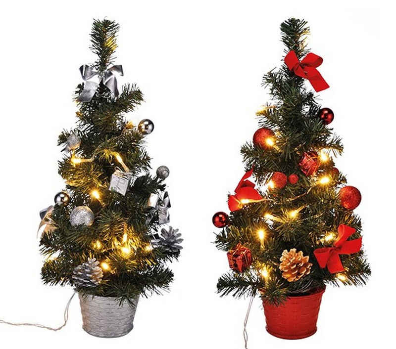 Gravidus Künstlicher Weihnachtsbaum LED Weihnachtsbaum künstlicher Tannenbaum 45 cm