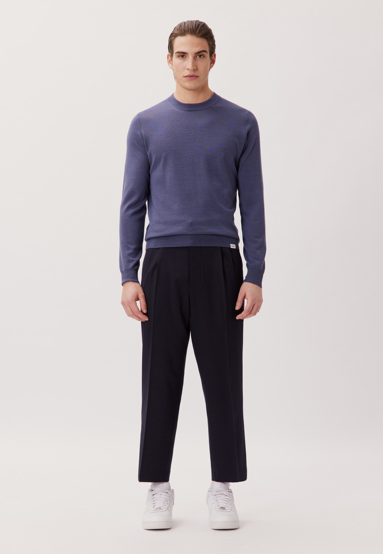 studio seidensticker Strickpullover 1/1 Rundhals Uni