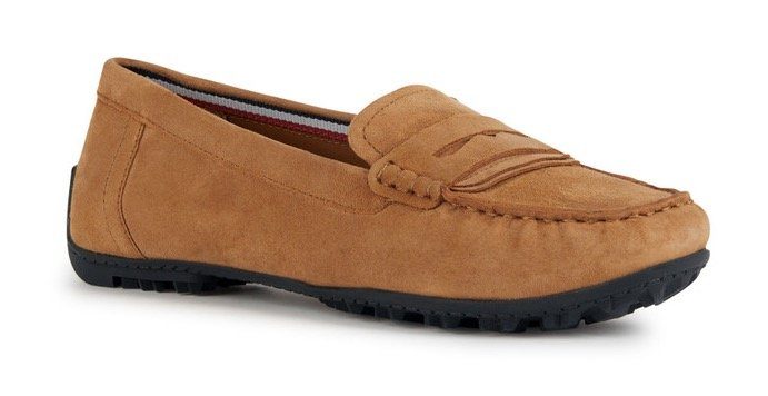 Geox D KOSMOPOLIS + GRIP Mokassin Slipper, Schlupfschuh mit Geox Spezial Membran