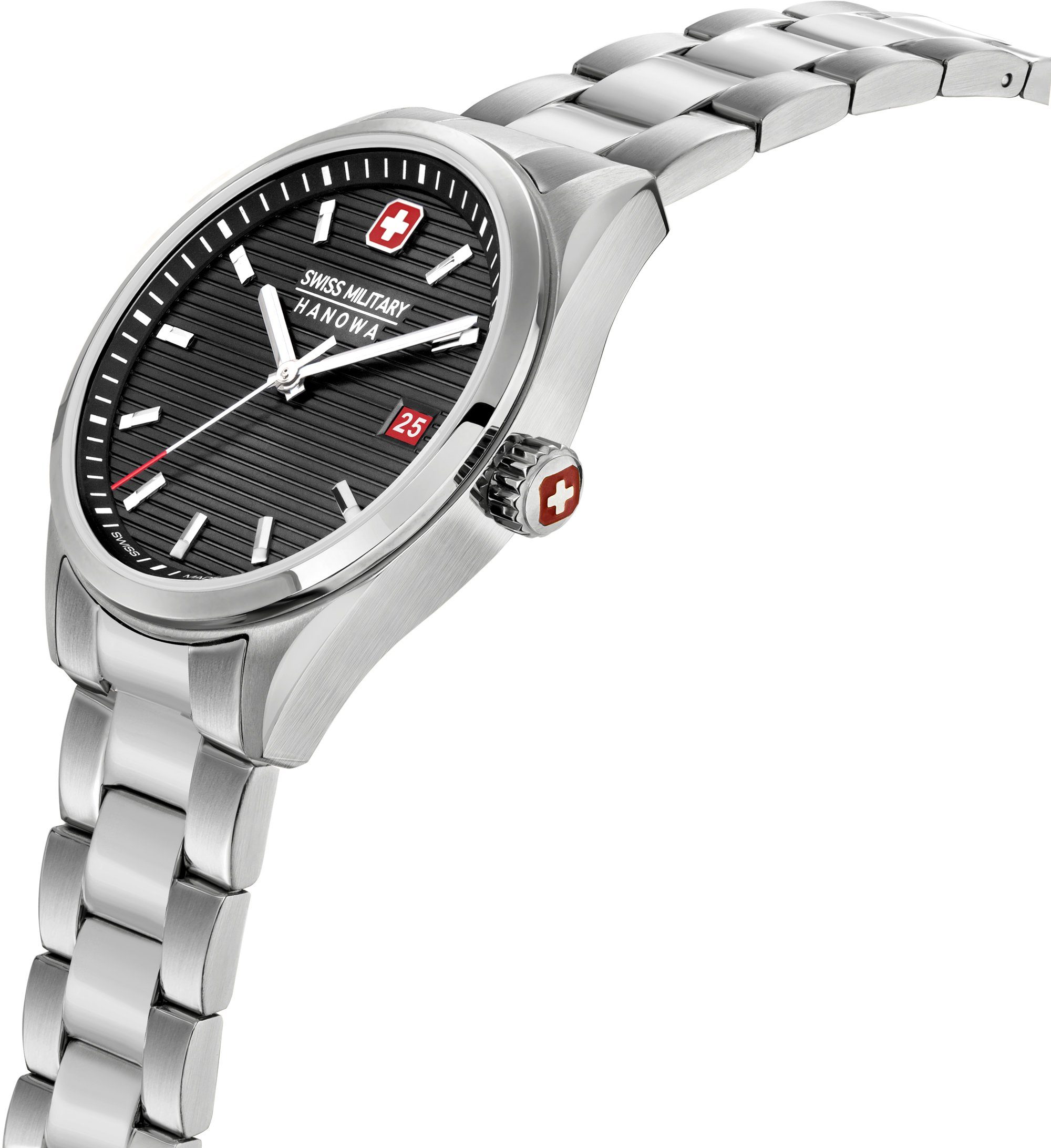 Swiss Military Uhr SMWLH2200201 Schweizer Hanowa Schwarz LADY, ROADRUNNER