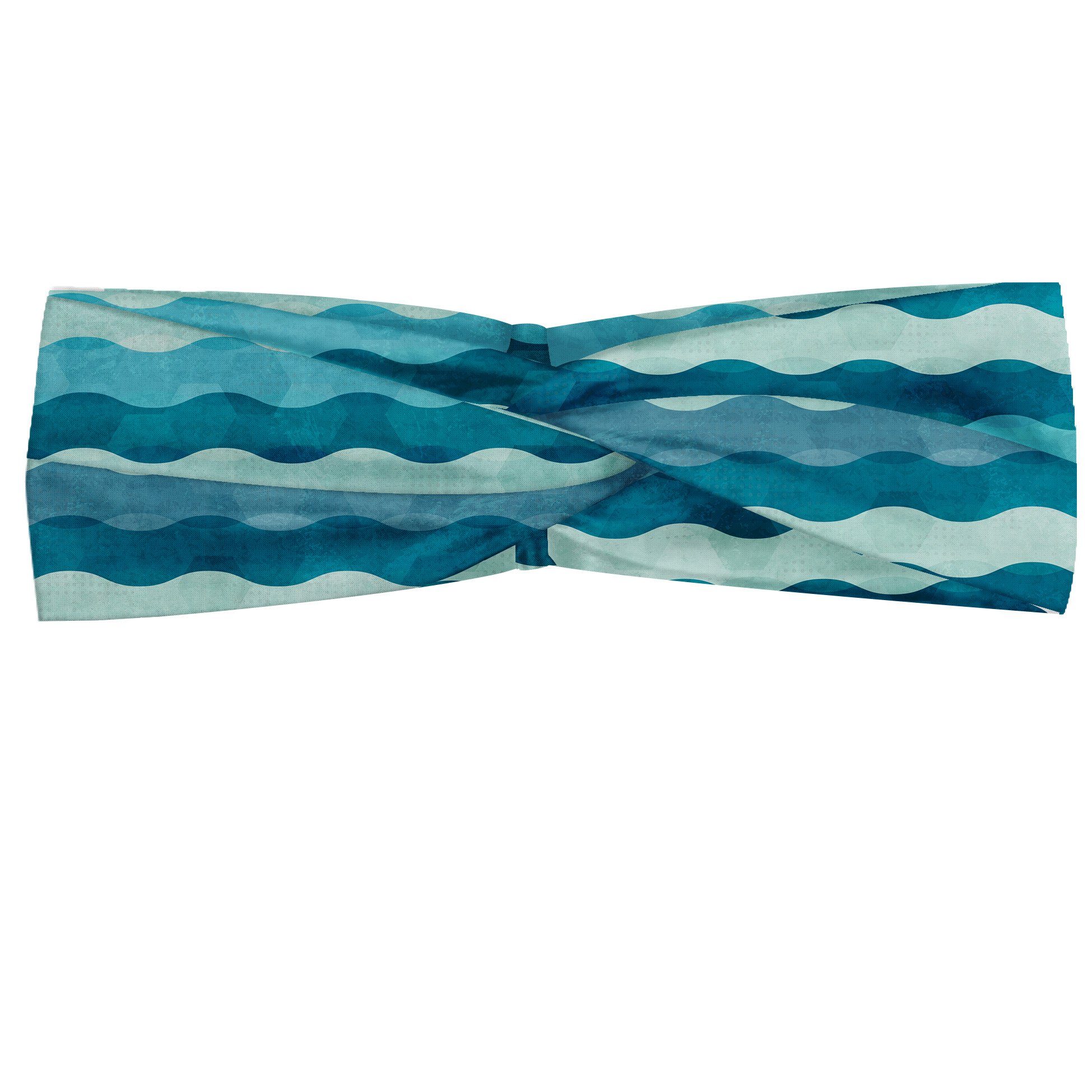 Abakuhaus Stirnband Elastisch und Angenehme alltags accessories Abstrakt Ozean-Wellen im Wasser