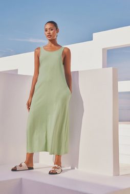 Next Sommerkleid Ärmelloses Sommerkleid aus 100 % Baumwolljersey (1-tlg)