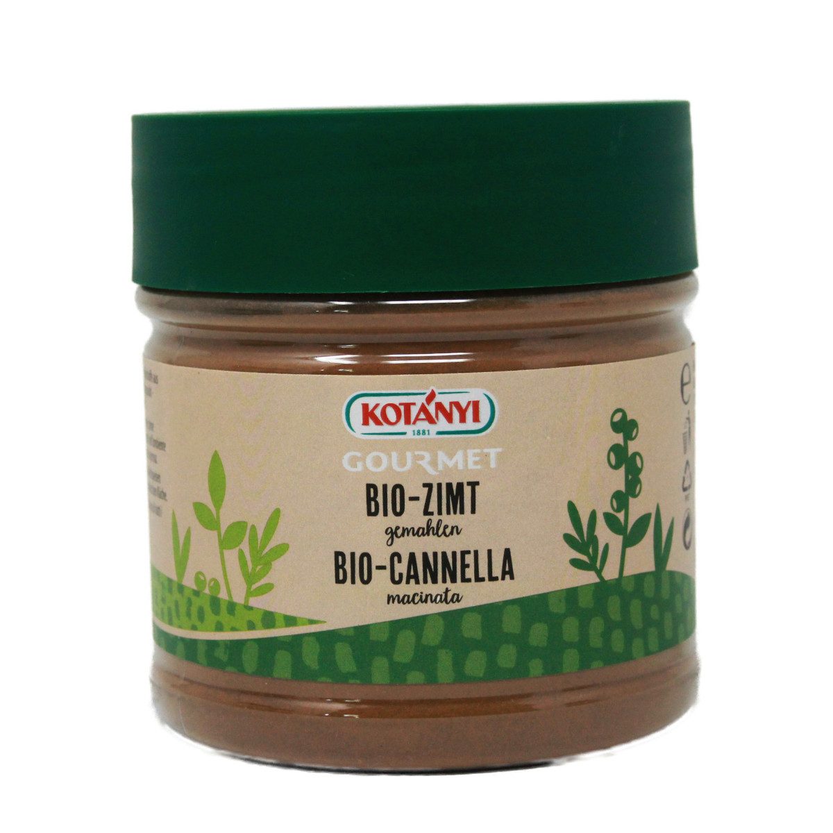 KOTANYI Gewürz, Kotanyi Bio Zimt gemahlen natürliches süß würziges Aroma 192g