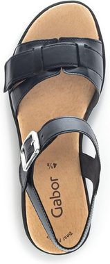 Gabor 24.551 Sandalette aus echtem Leder, mit Klettverschluss