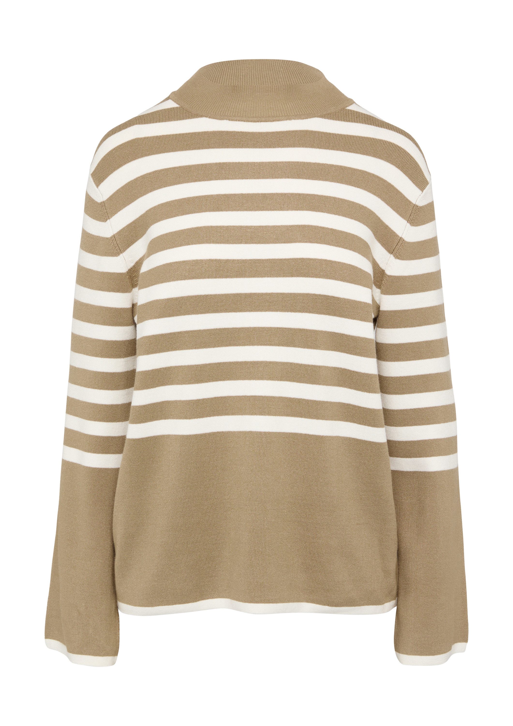 s.Oliver Longpullover Strickpullover Gestreifter Strickpullover mit günstig online kaufen