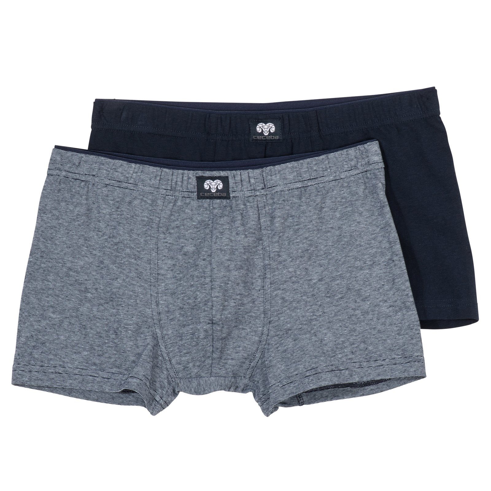 Retro Pants Ceceba Übergrößen Pants 2er-Pack navy/geringelt