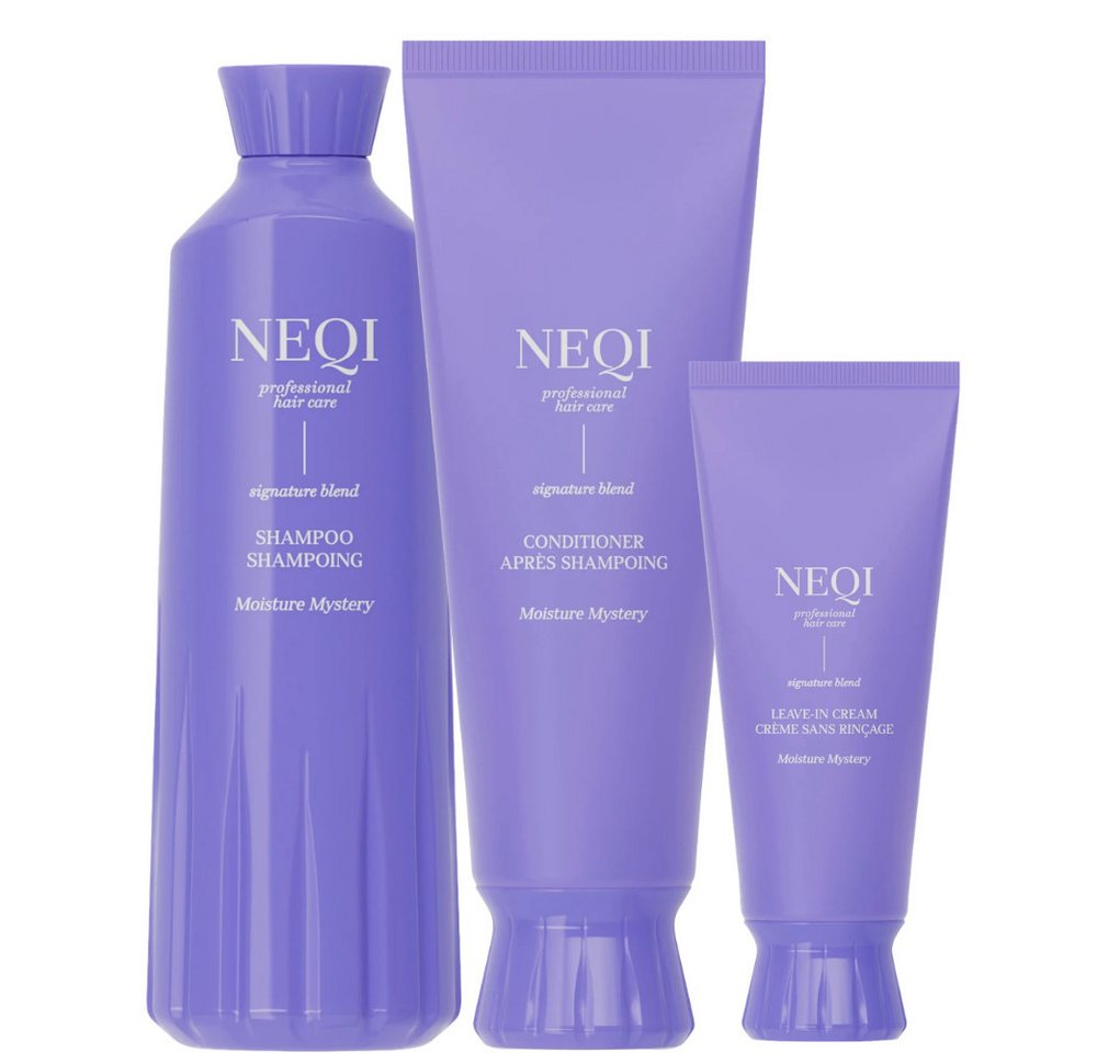 NEQI Haarpflege-Set Moisture Mystery Trio, 3-tlg.