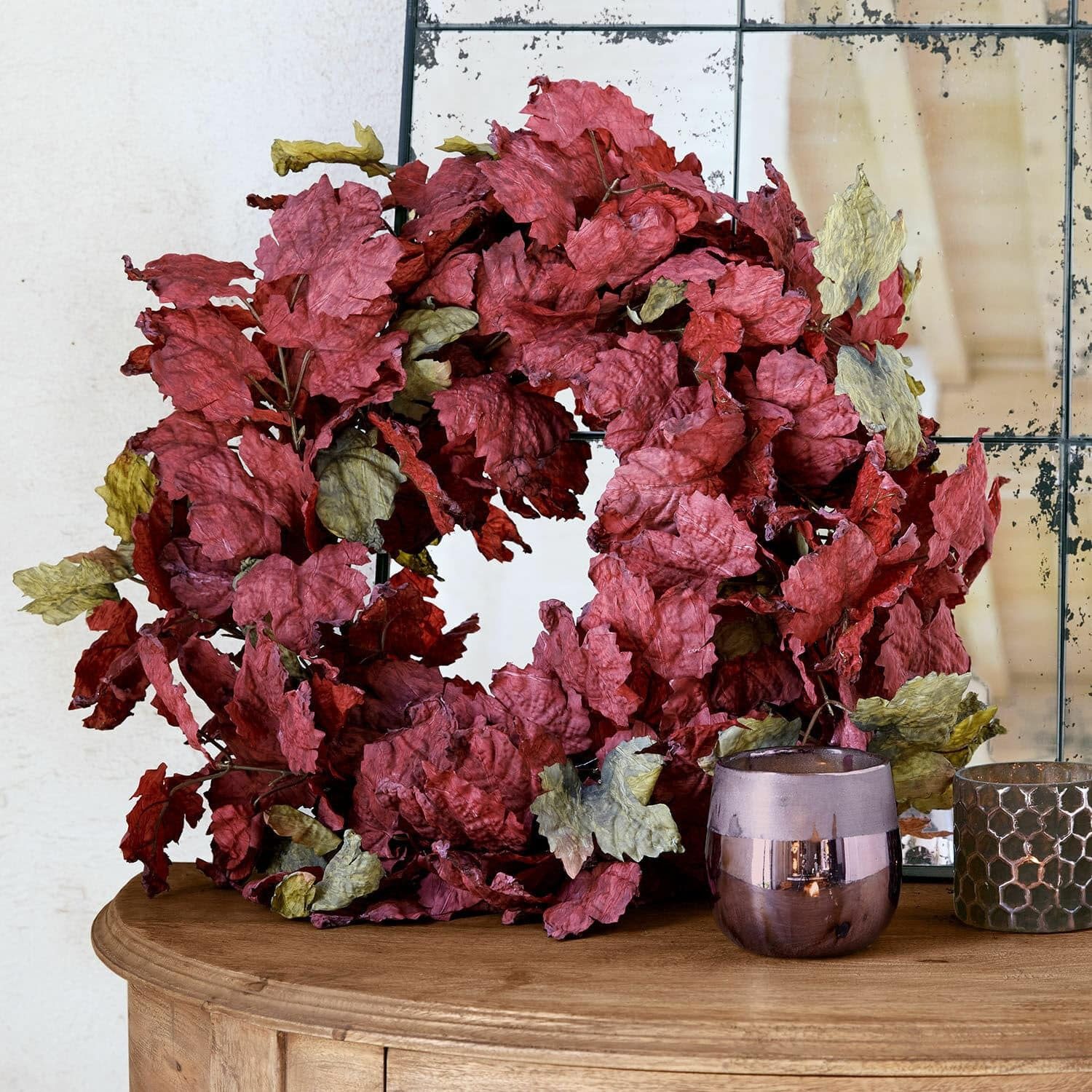 Mirabeau Dekokranz Kranz Camirissa bordeaux/grün günstig online kaufen