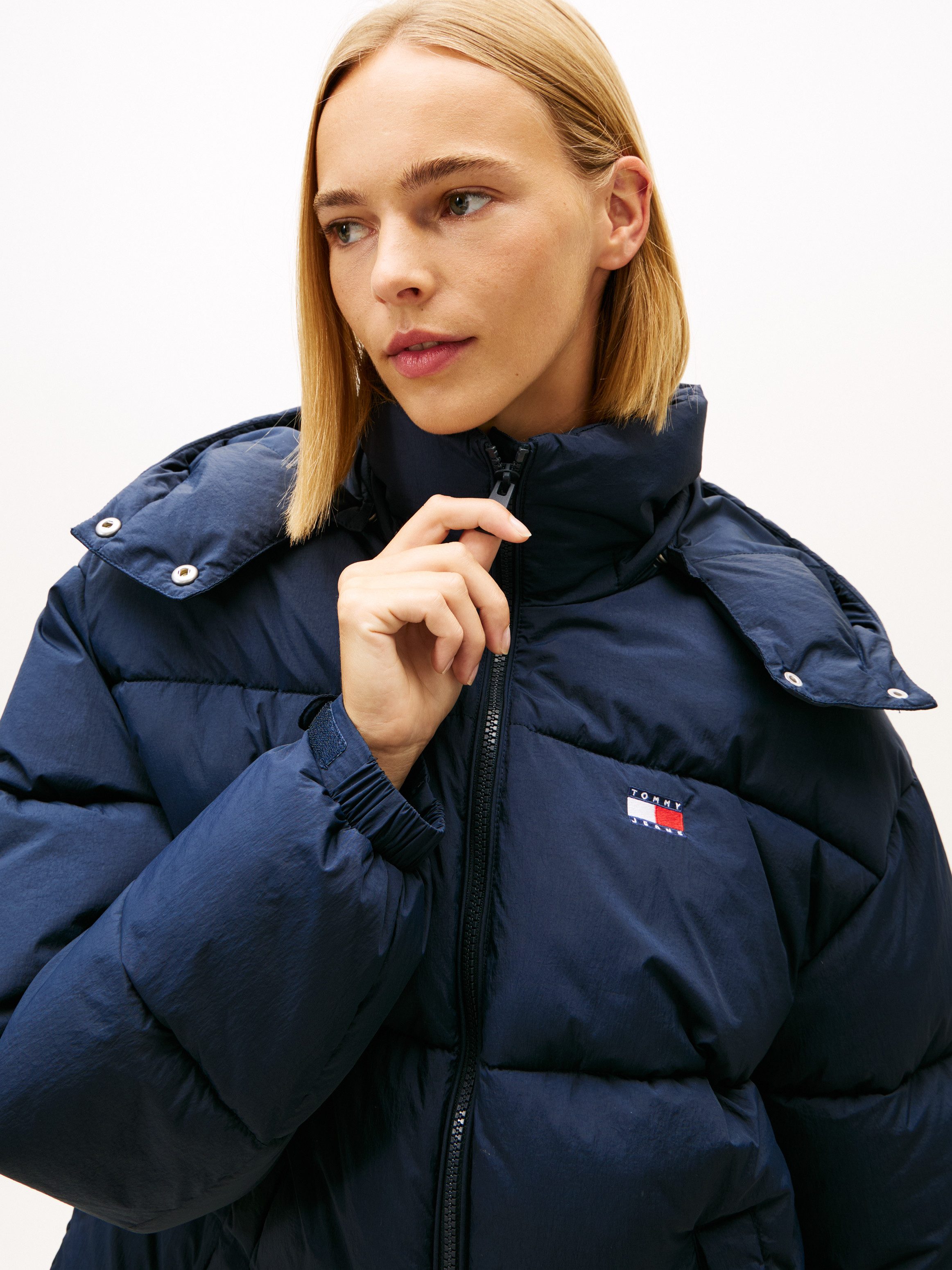 Tommy Jeans Steppjacke TJW OVS HOODED günstig online kaufen