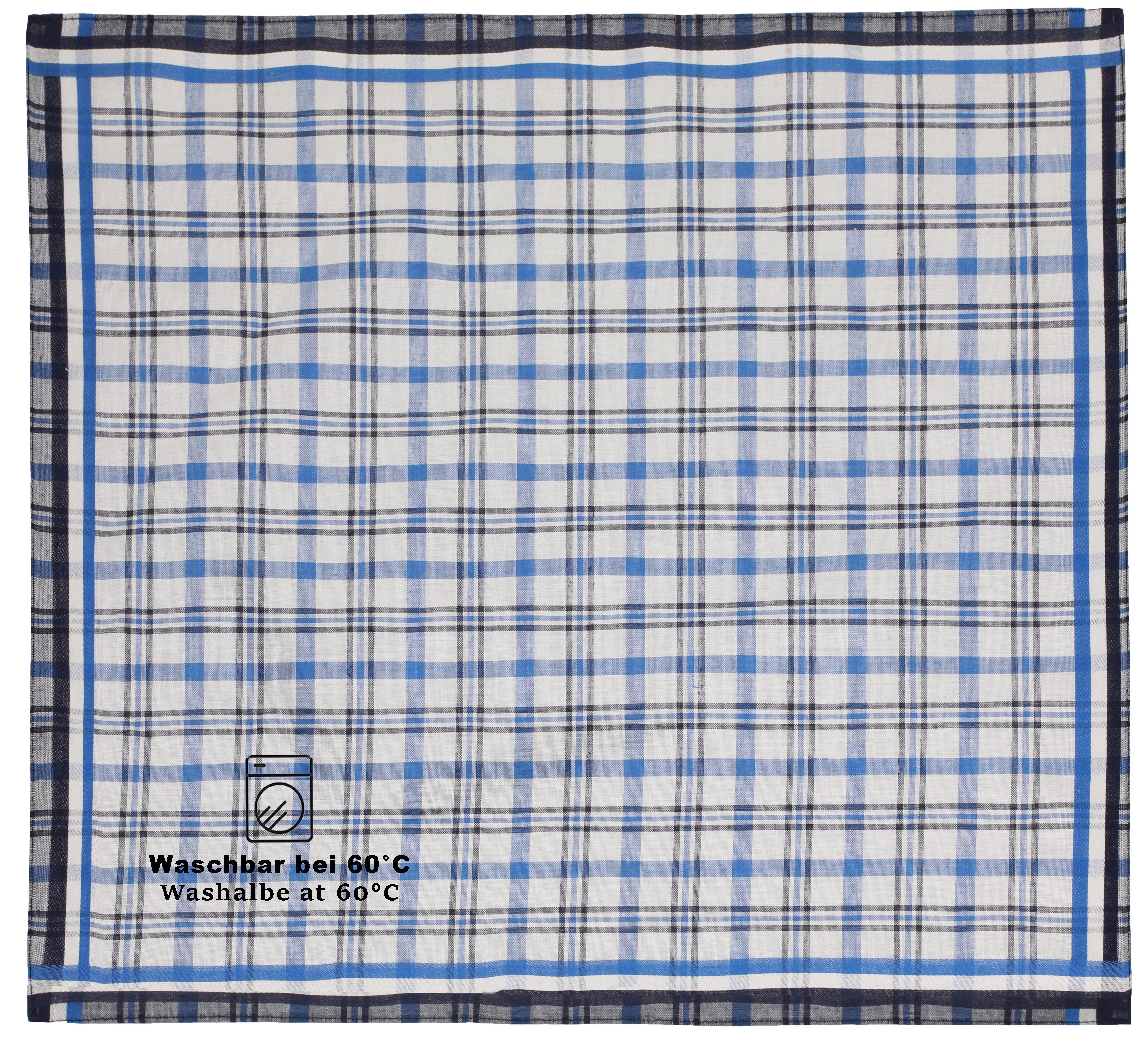 Betz Taschentuch Herren Stoff Taschentücher Set Leo 1 Dessin 6 Größe 40x40 cm, (6-St) – Bild 4 von 5