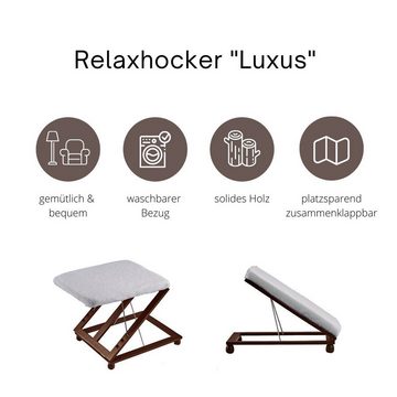 Medosan Fußhocker Relax-Hocker “Luxus”, Fußhocker