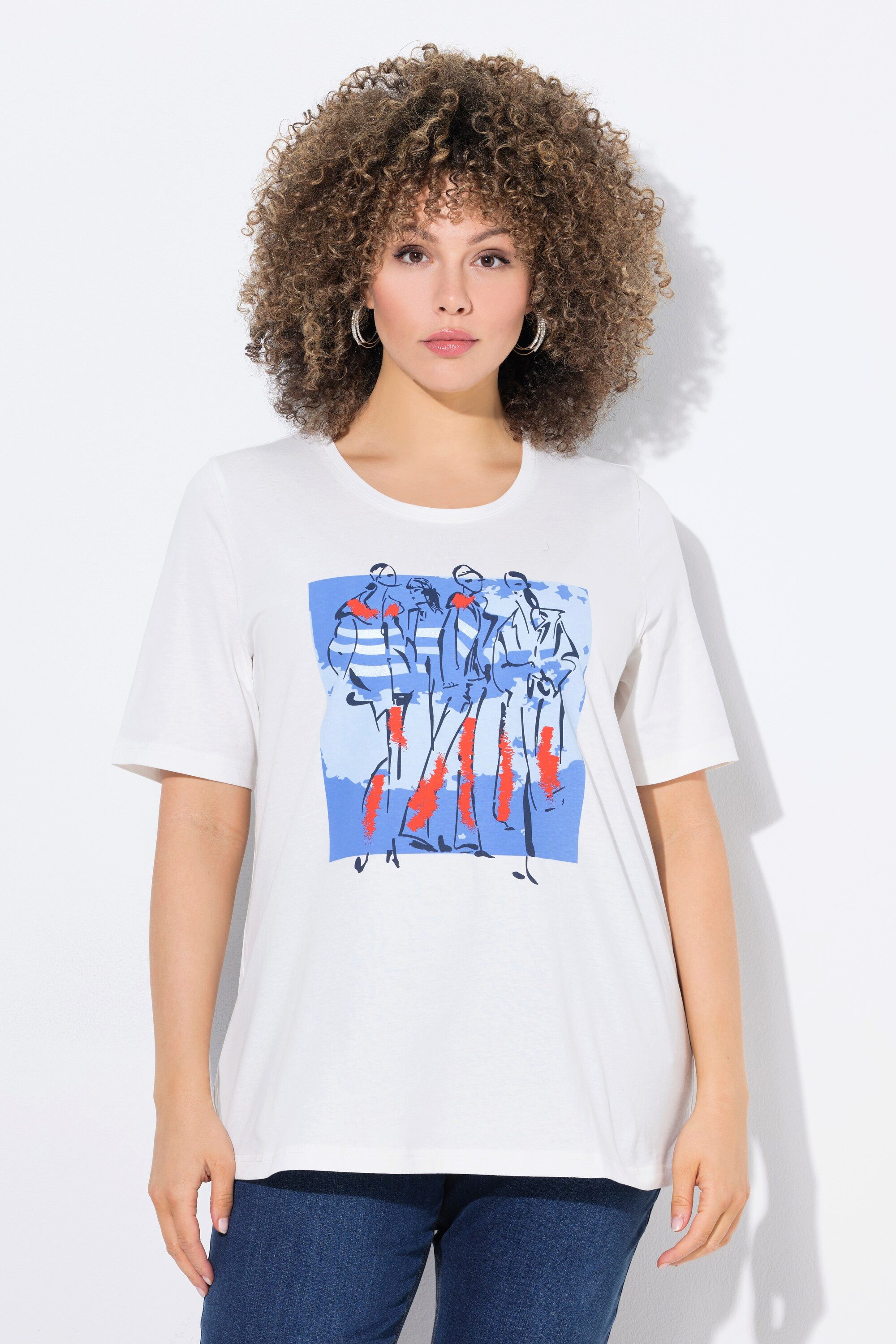 Ulla Popken T-Shirt T-Shirt Model Classic günstig online kaufen