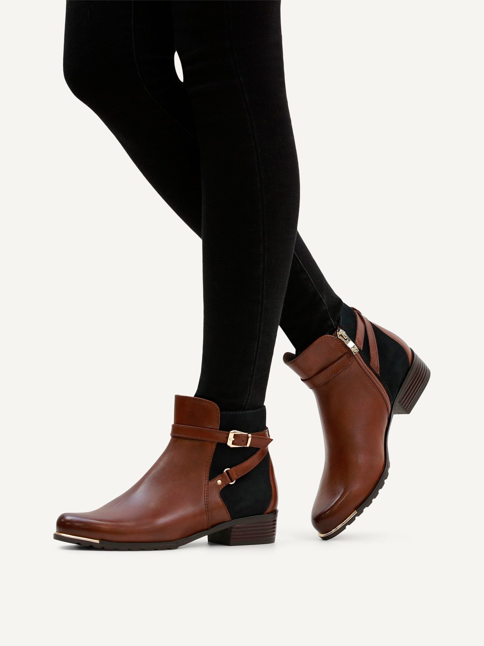 Caprice Stiefelette, Blockabsatz, Boots mit Zierschnalle günstig online kaufen