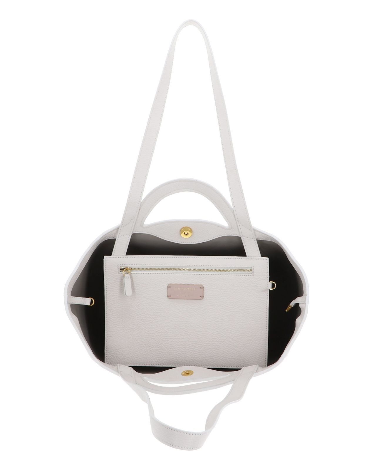 COCCINELLE Schultertasche Handbag Grained Leather, aus echtem Rindsleder