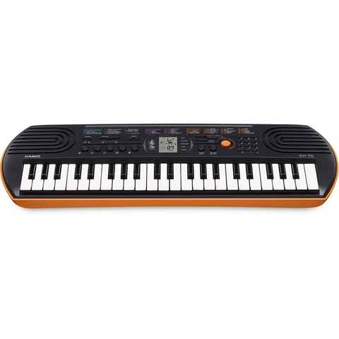 CASIO Home-Keyboard Mini-Keyboard SA-76, mit 44 Minitasten