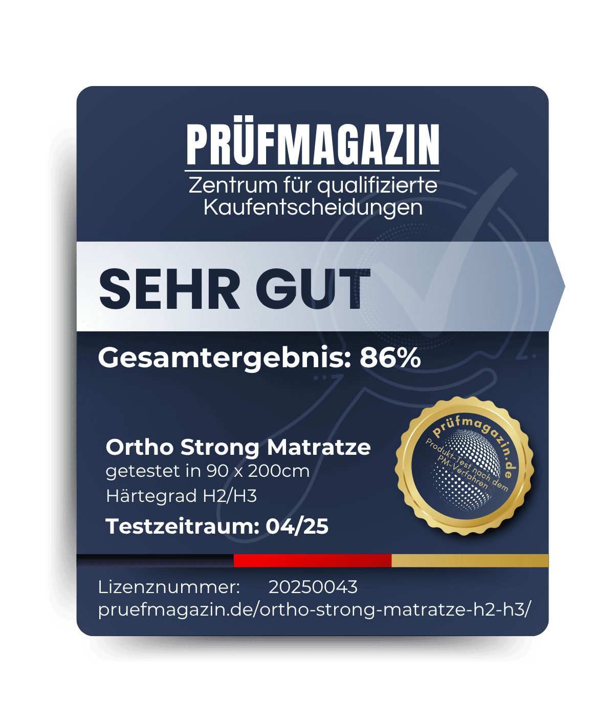 Taschenfederkernmatratze Ortho Strong, Beco, 20 cm hoch, 2 Härtegrade in 1 Matratze, 100 Nächte Probeschlafen – Bild 2 von 5