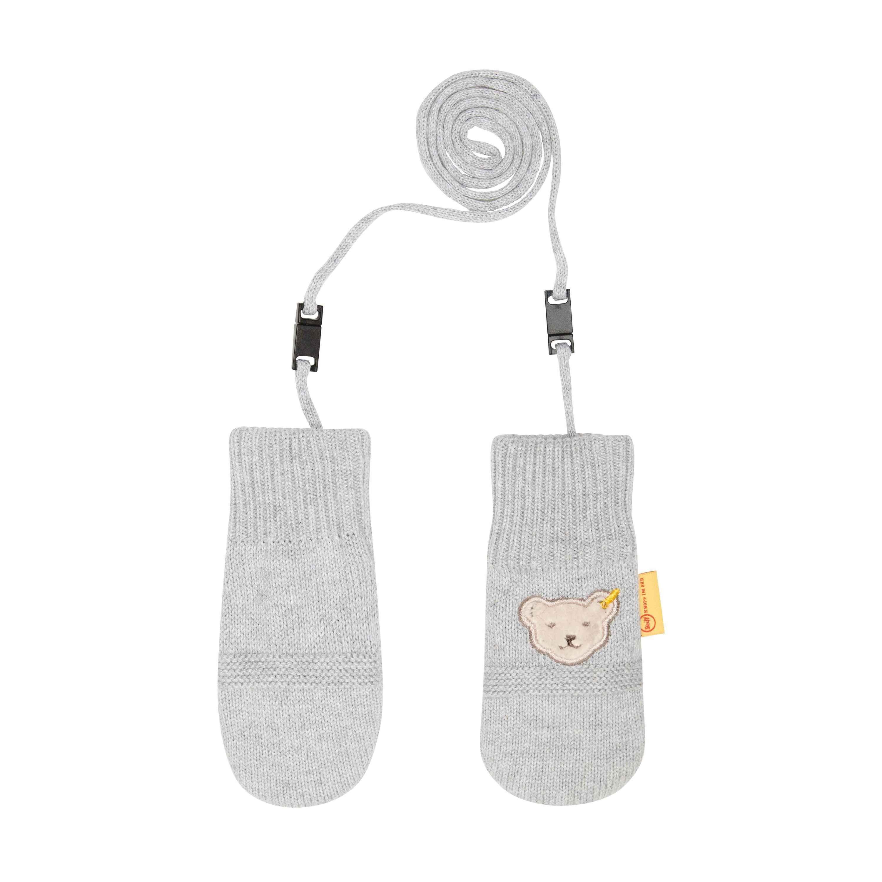 Soft Steiff Mini Grey Melange & Fäustlinge Baby Accessoires Fäustlinge