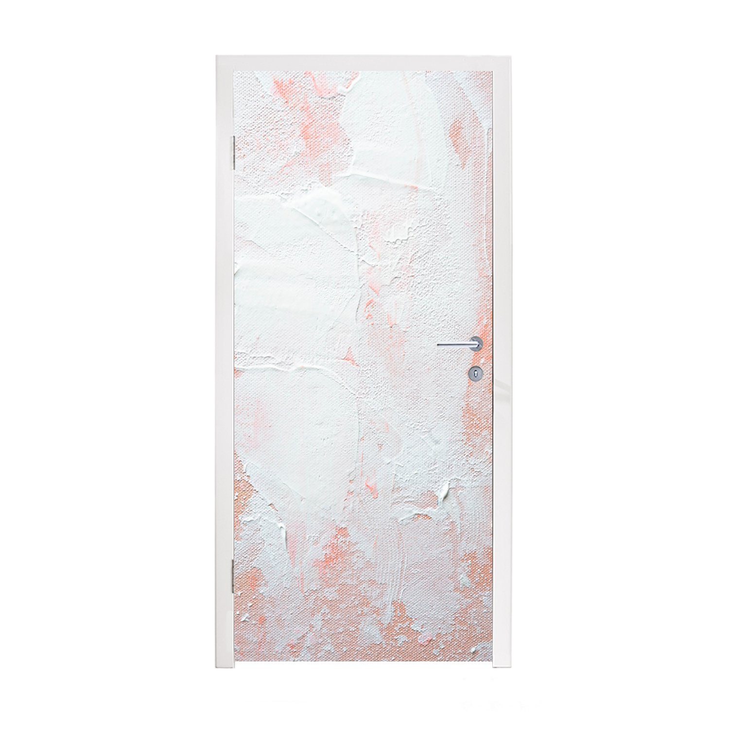 MuchoWow Türtapete Malerei - Abstrakt - Design, Matt, bedruckt, (1 St), Fototapete für Tür, Türaufkleber, 75x205 cm