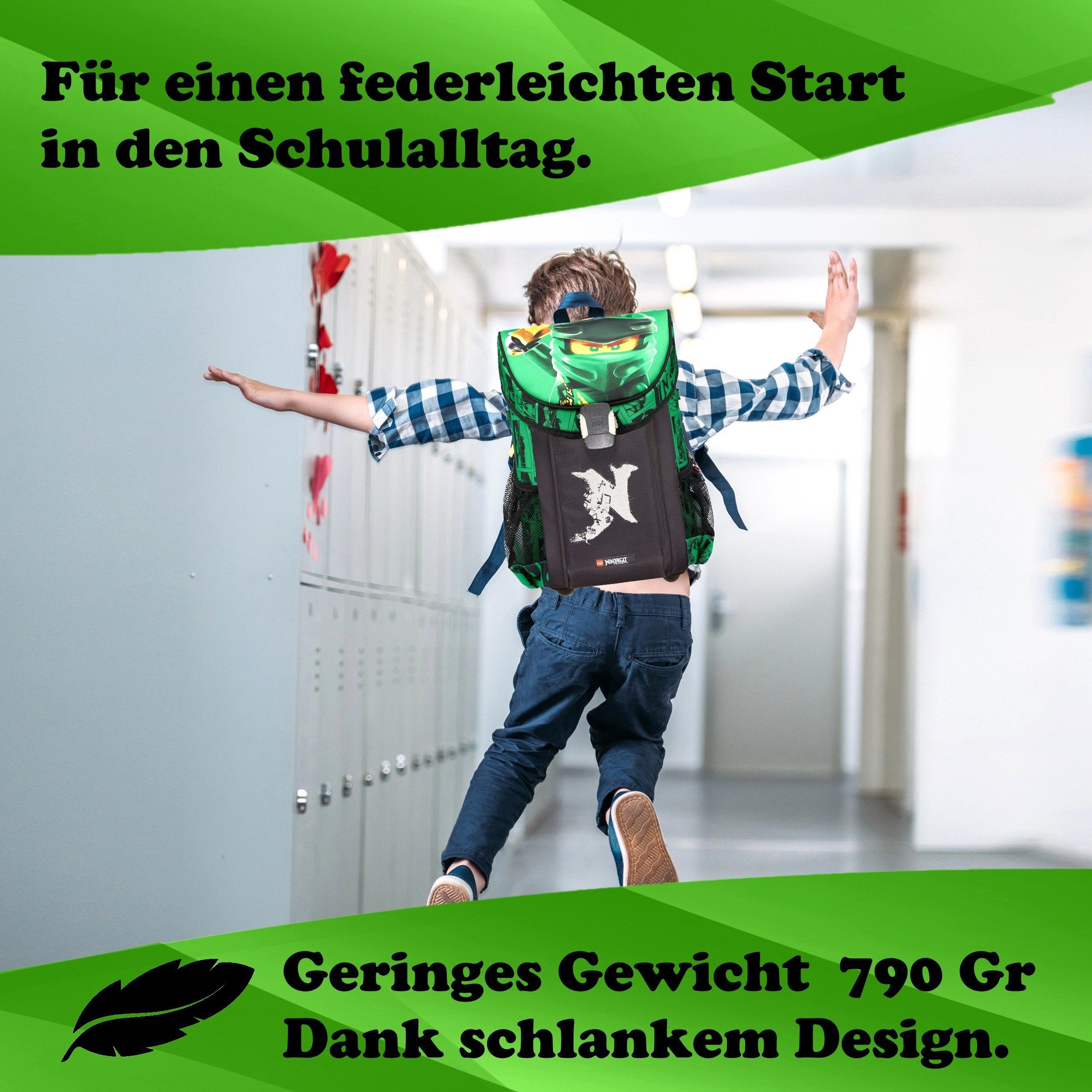 LEGO® Bags Schulranzen Lego Ninjago Einschulungs-Set "Easy" mit Sporttasche und Schultüte (Set, 10-tlg., mit Dose, Flasche, Sporttasche und Schultüte 85cm), ab  – Bild 2 von 5